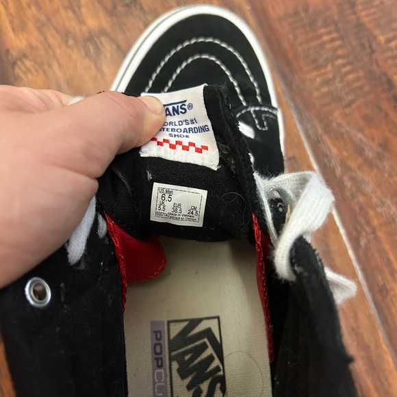 Popcush high top Vans men’s 6.5/ladies 8.5 - Picture 3 of 4
